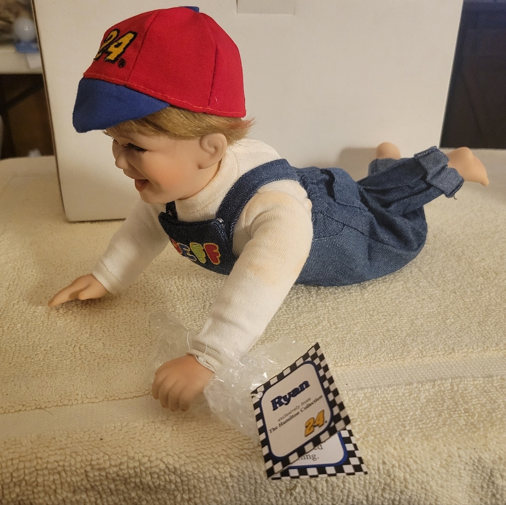 The Hamilton Collection Ryan Porcelain Jeff Gordon Themed Doll